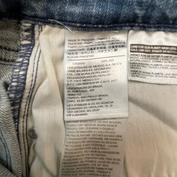 New W/tags Women’s Mid Rise Skinny Levi’s 29x32 - Picture 8 of 12